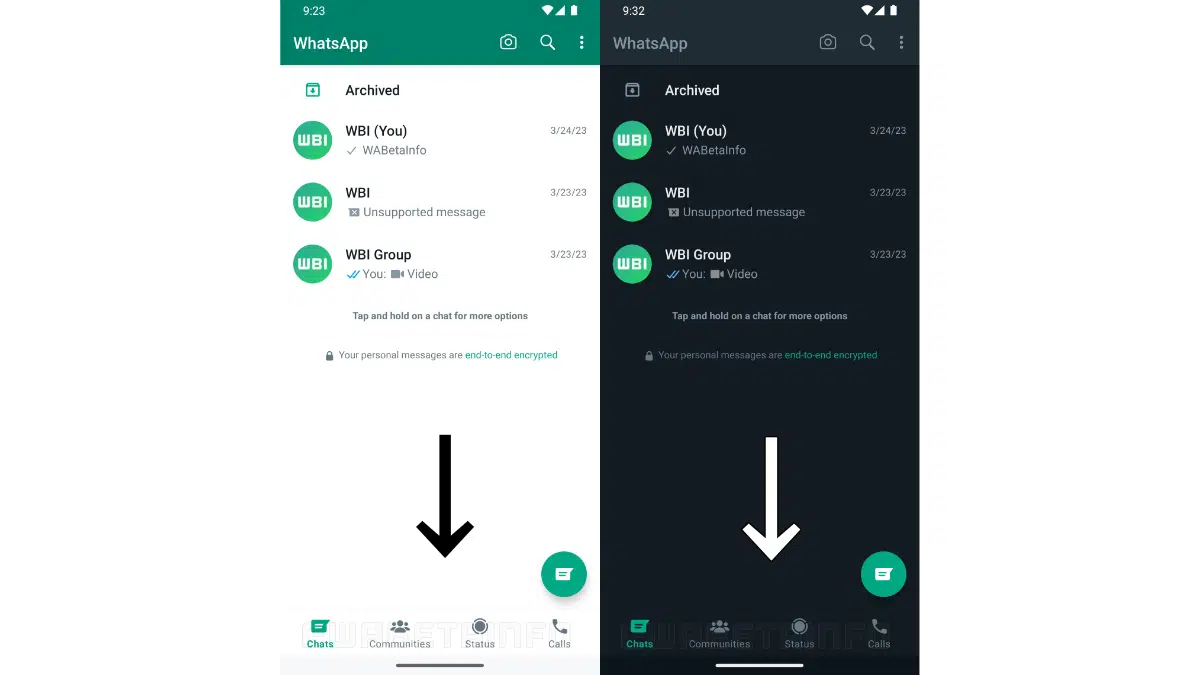 Whatsapp beta update