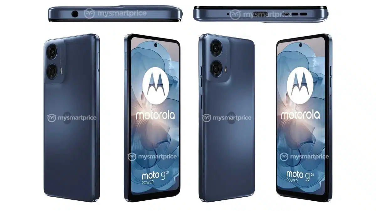 Moto G24 Power renders