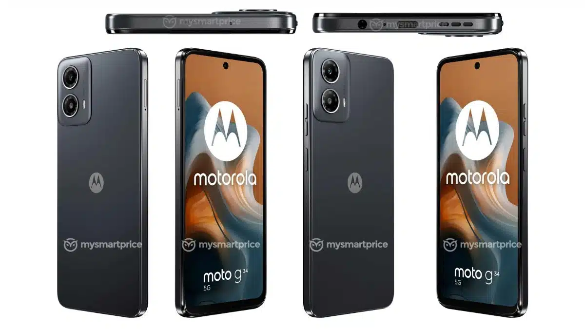 Moto G34 5G renders