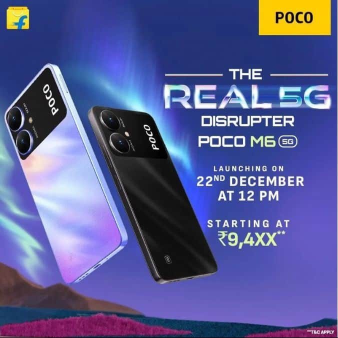 POCO M6 5G price in India