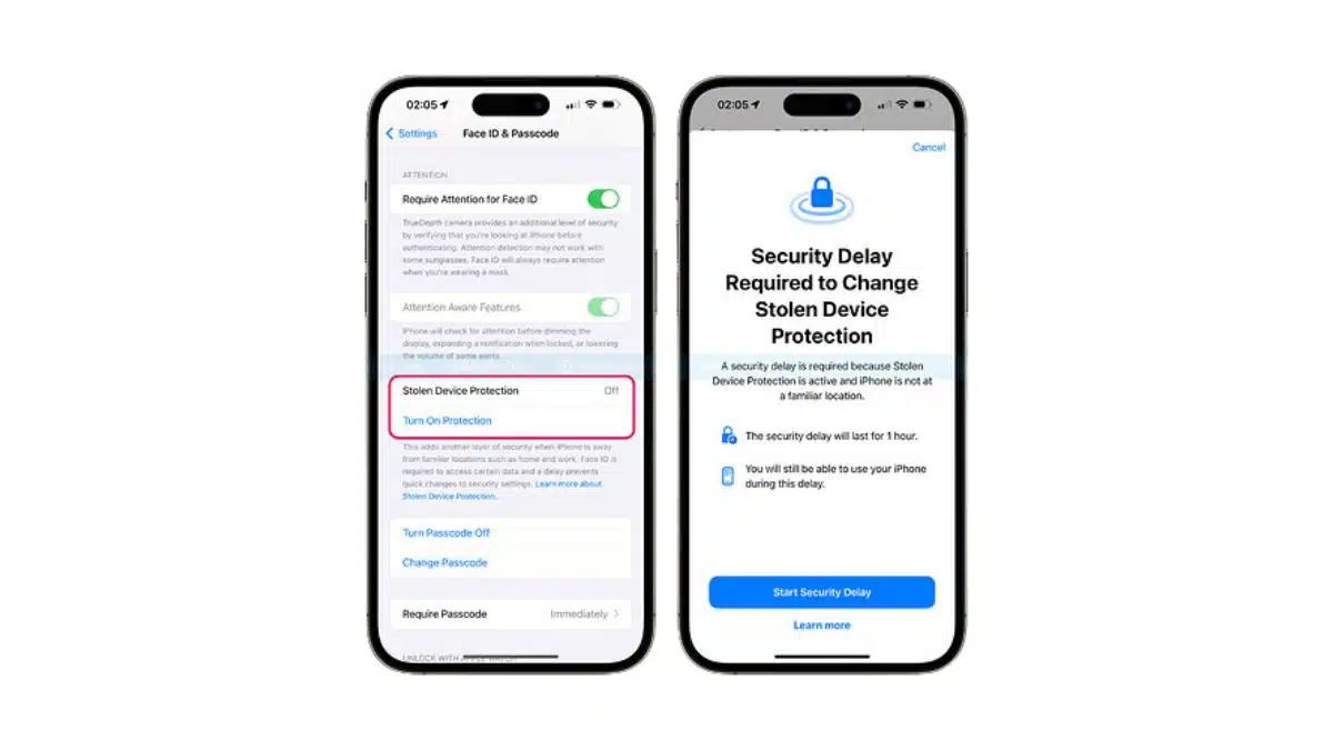 iOS 17.3 Stolen device protection