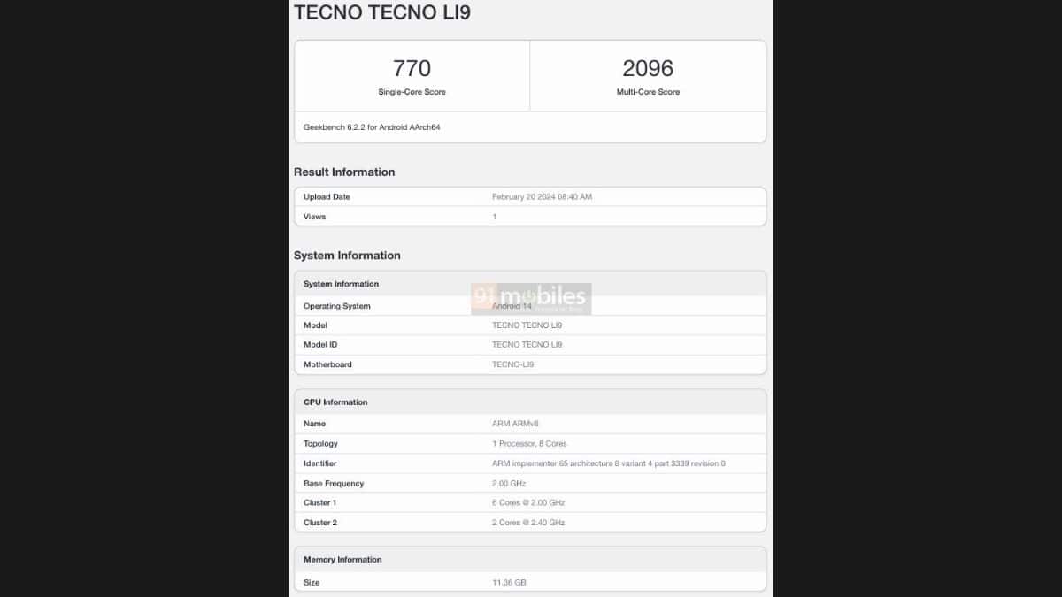 Tecno Pova 6 Pro