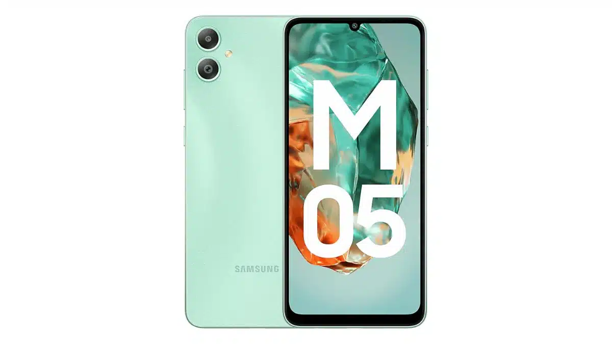 Samsung Galaxy M05 Mint Green Color