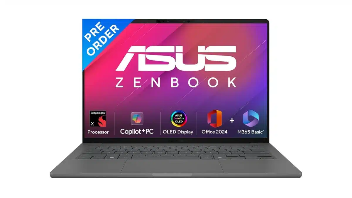 ASUS Zenbook A14, ASUS Vivobook 16, ASUS laptops India, Qualcomm Snapdragon X, Zenbook A14 price, Vivobook 16 price, ASUS pre-booking, ASUS availability, FHD+ OLED display, ASUS India launch 