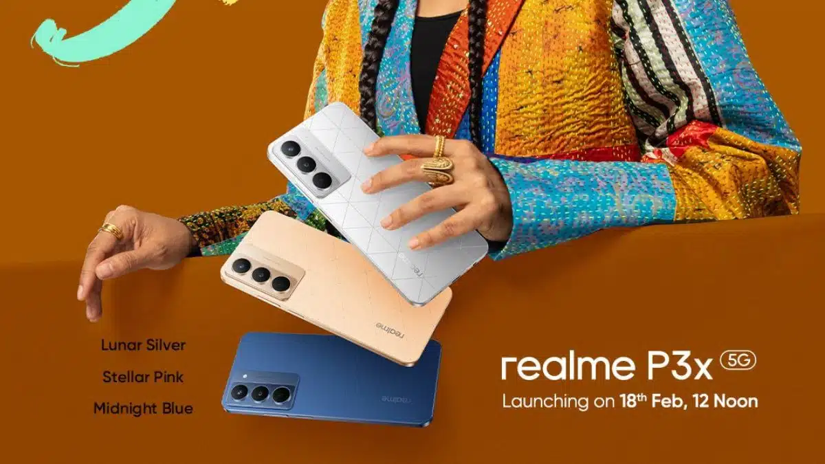 Realme P3x 5G, Realme P3 Pro, Realme P3x 5G launch date, Realme P3 series India, Realme P3x 5G price, Realme P3x 5G specs, Realme P3x 5G colors, Realme P3 Pro features, Realme P3x vs P3 Pro, Realme India launch.