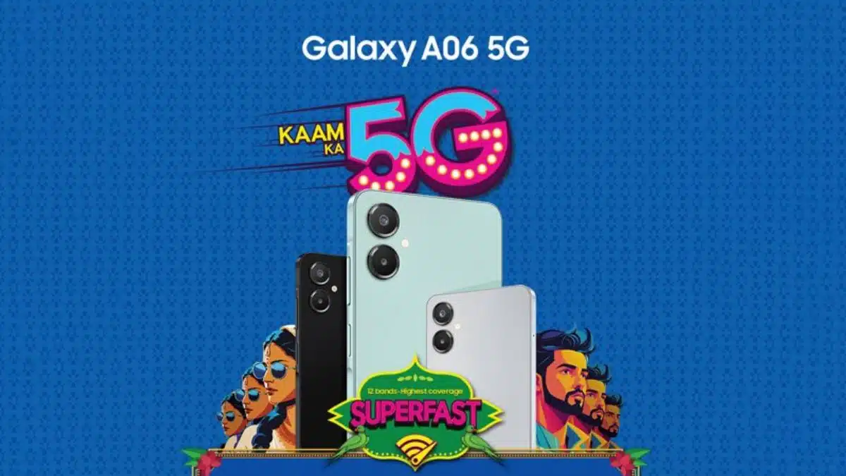 Samsung Galaxy A06 5G, Galaxy A06 5G India, MediaTek Dimensity 6300, entry-level 5G smartphone, Samsung budget phone, Galaxy A06 specs, Samsung A06 features, 6.7-inch display, 50MP camera, 5000mAh battery